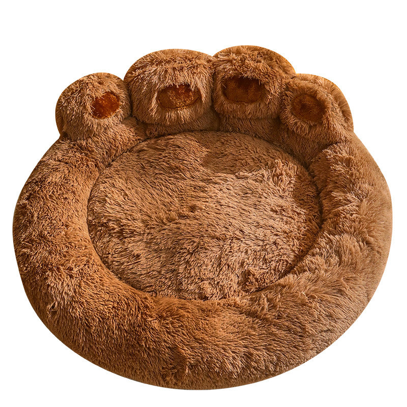 Cama macia em forma de pata para cães e gatos / Soft Paw-Shaped Pet Bed for Dogs & Cats
