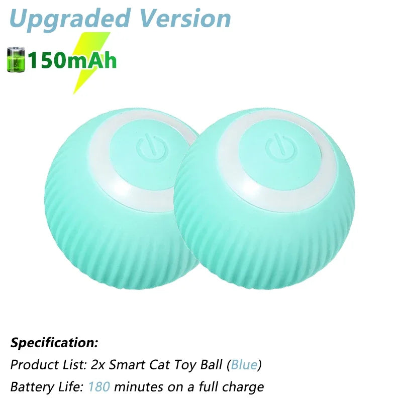  Bola Interativa Elétrica para Gatos – Brinquedo Inteligente com Movimento Automático / Smart Interactive Electric Cat Ball – Automatic Rolling Toy