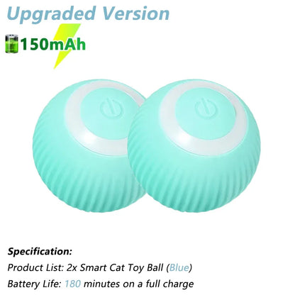  Bola Interativa Elétrica para Gatos – Brinquedo Inteligente com Movimento Automático / Smart Interactive Electric Cat Ball – Automatic Rolling Toy