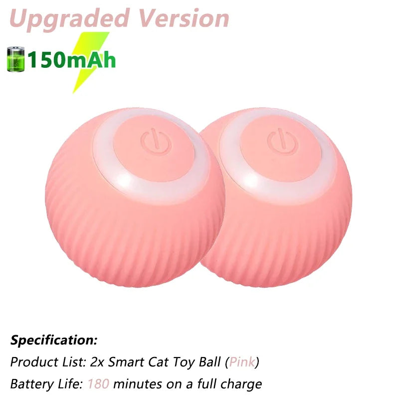 Bola Interativa Elétrica para Gatos – Brinquedo Inteligente com Movimento Automático / Smart Interactive Electric Cat Ball – Automatic Rolling Toy