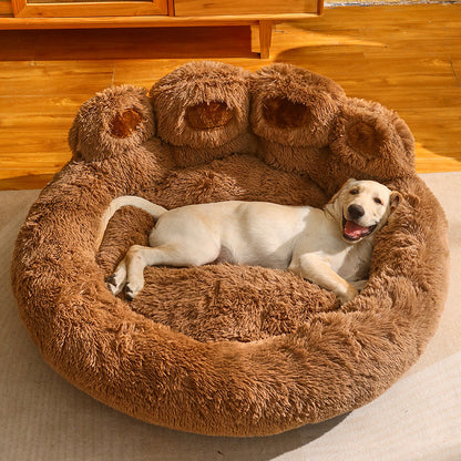Cama macia em forma de pata para cães e gatos / Soft Paw-Shaped Pet Bed for Dogs & Cats