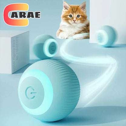 Bola Interativa Elétrica para Gatos – Brinquedo Inteligente com Movimento Automático / Smart Interactive Electric Cat Ball – Automatic Rolling Toy