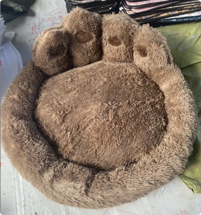 Cama macia em forma de pata para cães e gatos / Soft Paw-Shaped Pet Bed for Dogs & Cats