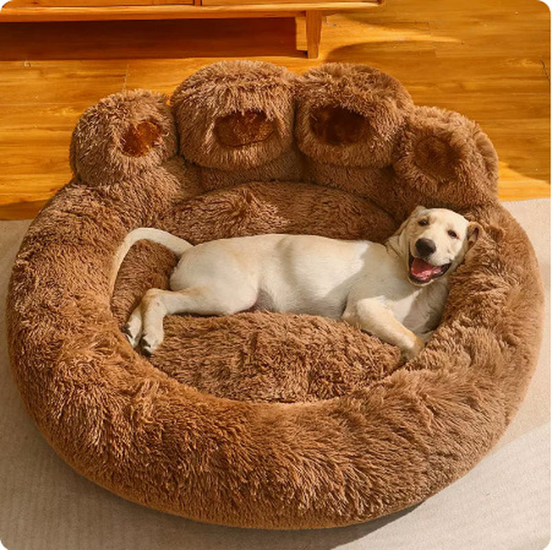 Cama macia em forma de pata para cães e gatos / Soft Paw-Shaped Pet Bed for Dogs & Cats