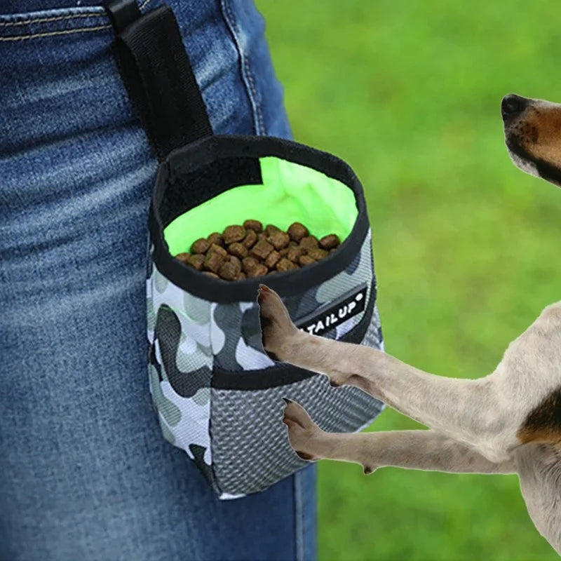 Bolsa de Treino para Cães – Porta Snacks Portátil de Grande Capacidade / Portable Dog Training Treat Bag – Large Capacity Waist Pouch