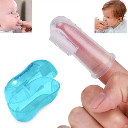 Escova de Dentes de Silicone para Dedo – Higiene Oral para Cães e Gatos / Soft Silicone Finger Toothbrush for Dogs & Cats