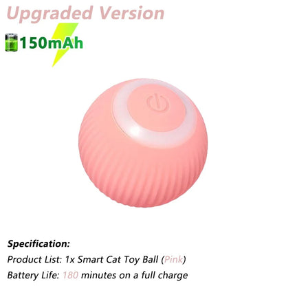  Bola Interativa Elétrica para Gatos – Brinquedo Inteligente com Movimento Automático / Smart Interactive Electric Cat Ball – Automatic Rolling Toy