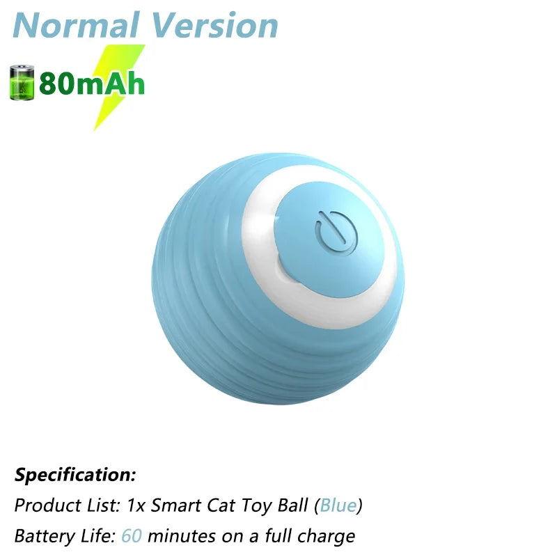  Bola Interativa Elétrica para Gatos – Brinquedo Inteligente com Movimento Automático / Smart Interactive Electric Cat Ball – Automatic Rolling Toy
